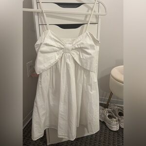 Lovers and Friends white bow dress! worn once for grad!